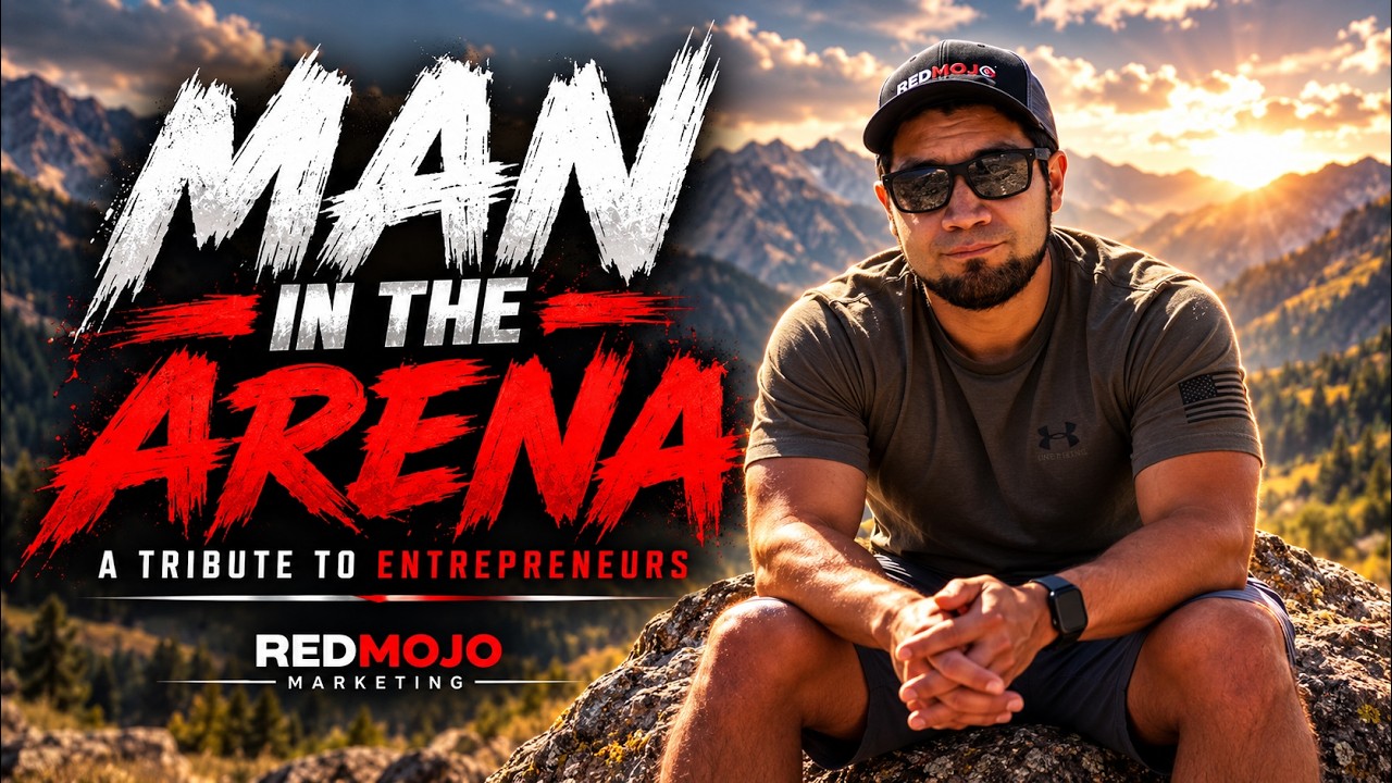Man in the Arena - A Tribute to Entrepreneurs by Marcus Alvarado, RedMojo Marketing